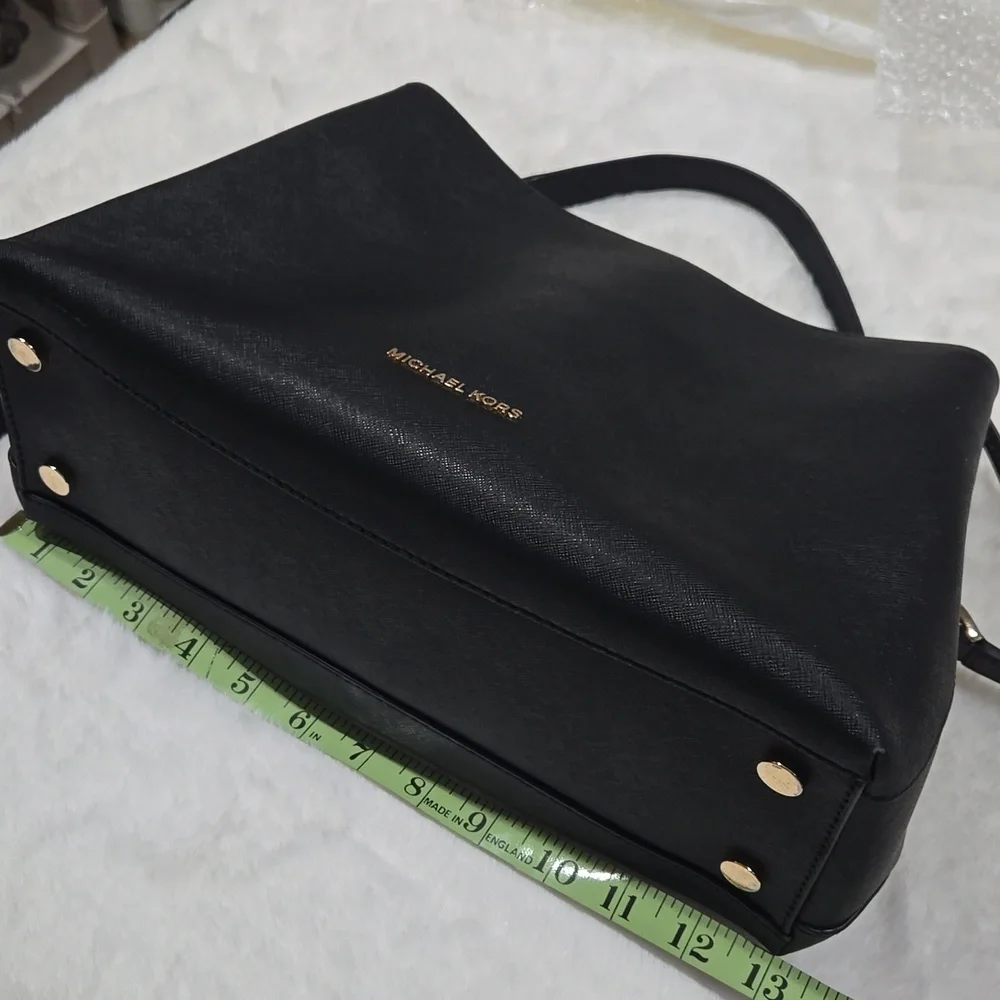 Michael Kors crossbody tote bag black like NEW condition